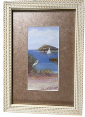 Framed set of nautical prints, J. Penney