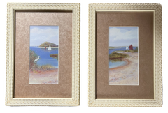 Framed set of nautical prints, J. Penney