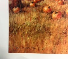 Autumn Harvest, limited edition Artist Paul Landry