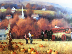 Autumn Harvest, limited edition Artist Paul Landry